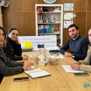 Էրազմուս+ QA4VET ծրագրի աշխատանքային քննարկում ՎԲՀՔ-ում