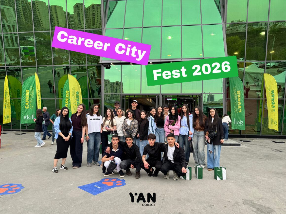 🧩 Մեր ուսանողները Career City Fest 2026-ին, միջավայր, որտեղ ձևավորվում է ապագան