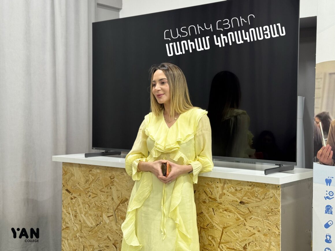 Մայիսի 24-ին մեր քոլեջում հյուրընկալել էինք բուժքույր-բլոգեր Մարիամ Կիրակոսյանին