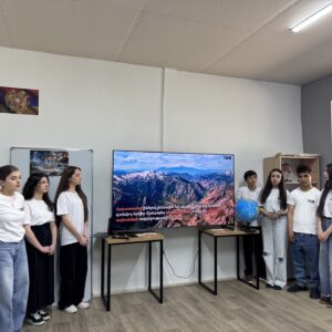 Հանրակրթական բաժնի 1-ին կուրսի ուսանողները կազմակերպել էին բաց դաս՝ նվիրված աղետների ռիսկերի կառավարմանը